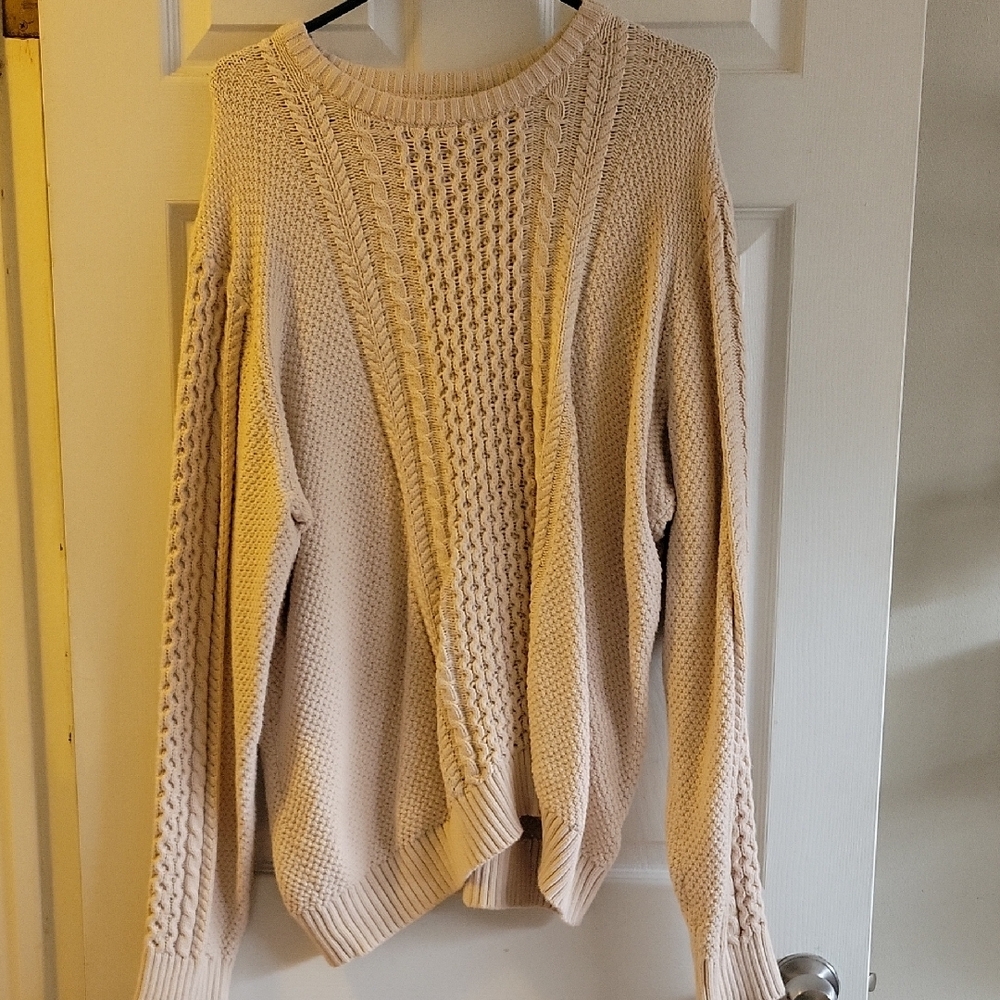 Cream Knit Sweater